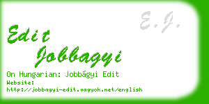 edit jobbagyi business card